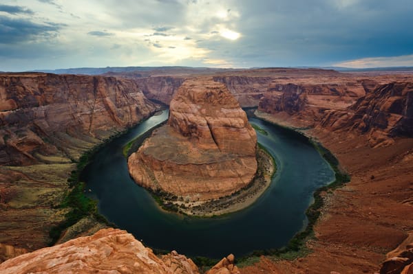 Обои usa, arizona, glen canyon, colorado river, horseshoe bend