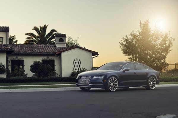 Обои audi, vossen wheels, v8, s7, vvscv1, 2013, matte black machined