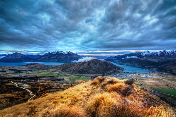 Обои hdr, new zealand, view, queenstown