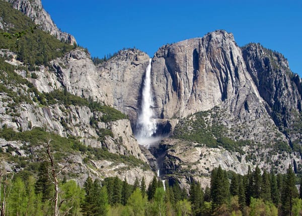 Обои пейзаж, горы, yosemite national park, водопад