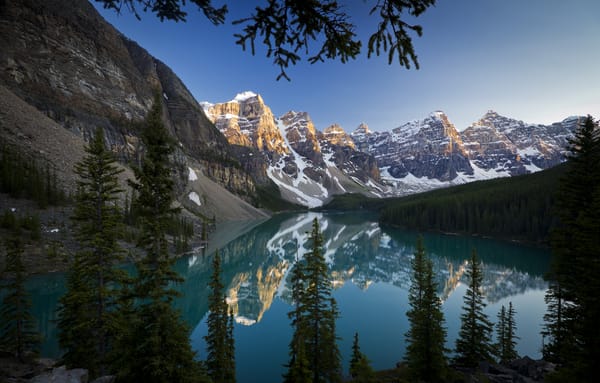 Обои пейзаж, moraine lake, banff national park