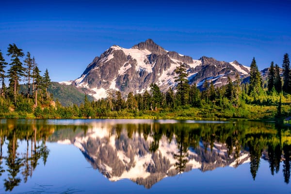 Обои usa, picture lake, washington, places, mountains, national wilderness area