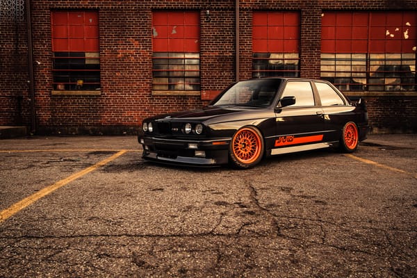 Обои bmw, black, e30, m3