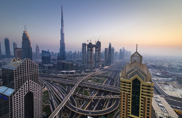 Обои Burj Khalifa, сумерки, Бурдж-Халифа, Дубай, Dubai