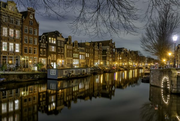 Обои Amsterdam, Голландия, столица и крупнейший город Нидерландов, Амстердам, Расположен в провинции Северная Голландия, панорама, Нидерланды