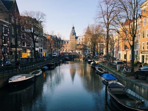 Обои Amsterdam, Расположен в провинции Северная Голландия, панорама, Амстердам, Голландия, Нидерланды, столица и крупнейший город Нидерландов