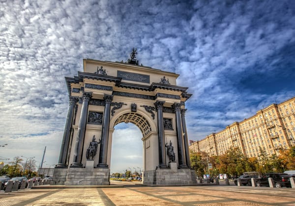 Обои Триумфальная арка, Москва, Россия