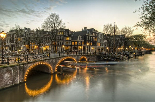 Обои Amsterdam, Расположен в провинции Северная Голландия, панорама, Амстердам, Нидерланды, столица и крупнейший город Нидерландов, Голландия