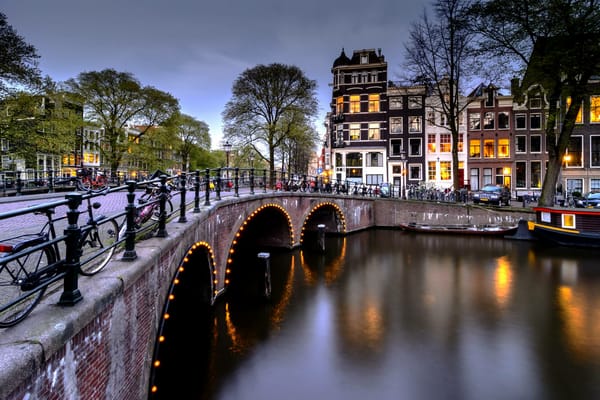 Обои Amsterdam, Амстердам, Расположен в провинции Северная Голландия, Нидерланды, столица и крупнейший город Нидерландов, панорама, Голландия