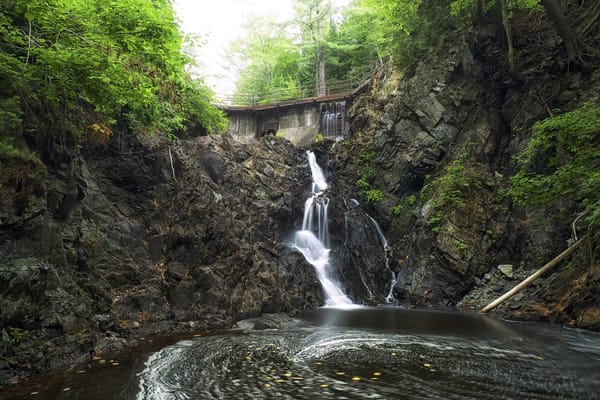 Обои minnehaha falls, kinsmen park, thayer dam, sault ste marie