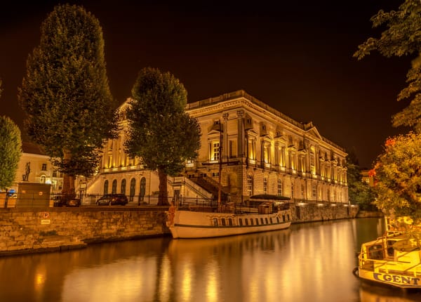 Обои Groningen, ночь, Нидерланды, Гронинген