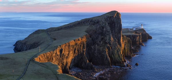 Обои Neist Point Lighthouse, Маяк, остров Скай, Шотландия