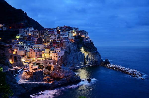 Обои cinque terre, italy, sea, rocks