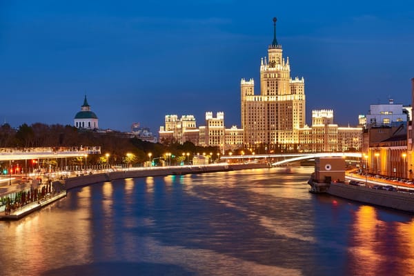 Обои Здание Котельнической набережной, Москва, Россия