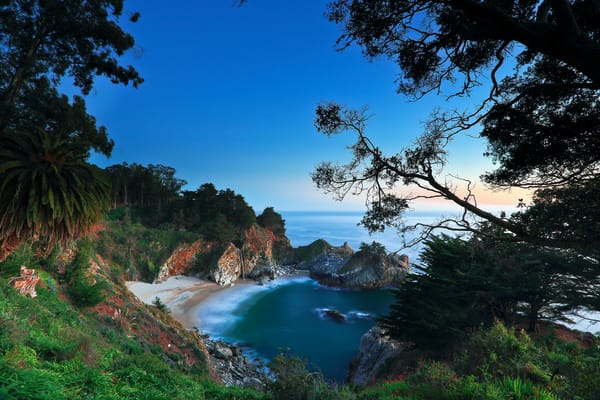 Обои McWay Falls, Big Sur, Julia Pfeiffer Burns State Park, California