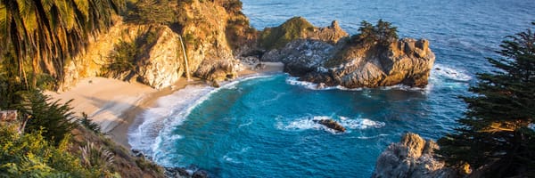 Обои McWay Falls, California, Julia Pfeiffer Burns State Park, Big Sur