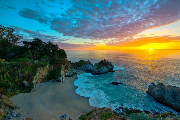 Обои McWay Falls, Julia Pfeiffer Burns State Park, Big Sur, California