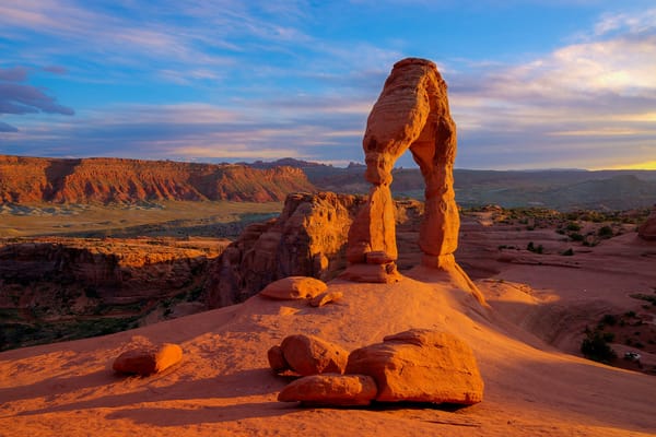 Обои Delicate Arch, Arches National Park, скалы, горы