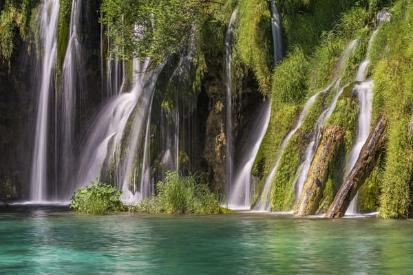 Обои Plitvice Lakes National Park, Croatia, водопад, пейзаж, Национальный парк Плитвицкие озера, водопады, Хорватия