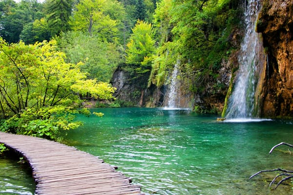Обои Plitvice Lakes, Хорватия, Croatia, Плитвицкие озера