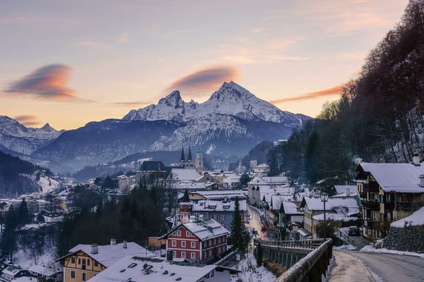 Обои Берхтесгаден, Bavaria, город, Германия