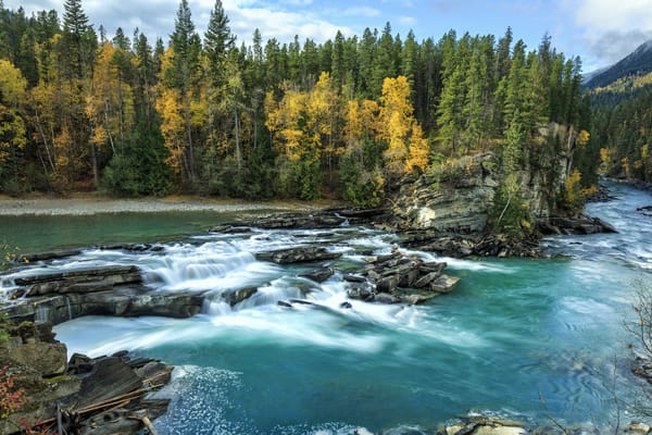 Обои Rearguard Falls Provincial Park, British Columbia, Canada
