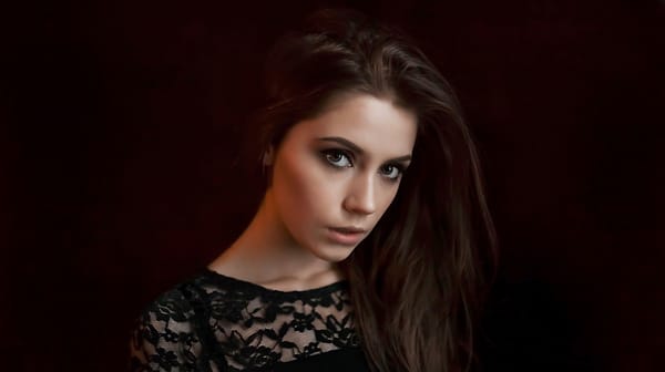 Обои ksenia kokoreva, модель, портрет, длинные волосы, лицо, чувственные губы, брюнетка