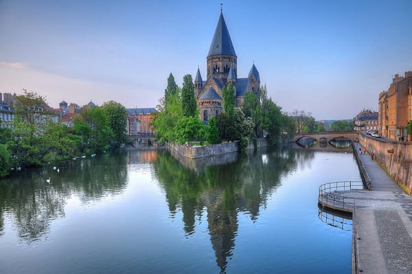 Обои Metz, Мец, France, Франция, река Мозель, Лотарингия, город