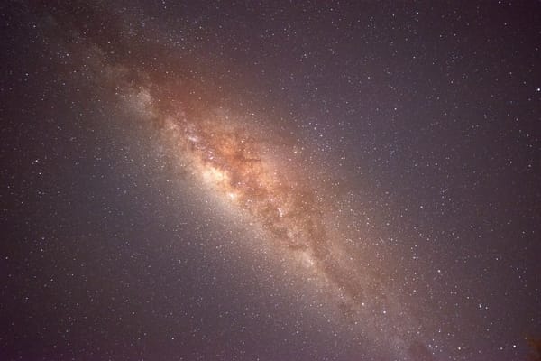 Обои Млечный путь, пространство, закат, свет, земля, звезда, ночь, цвет, небо