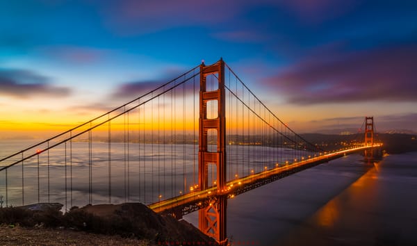 Обои Golden Gate Bridge, San Francisco, Мост Золотые Ворота, Калифорния, California, Сан-Франциско