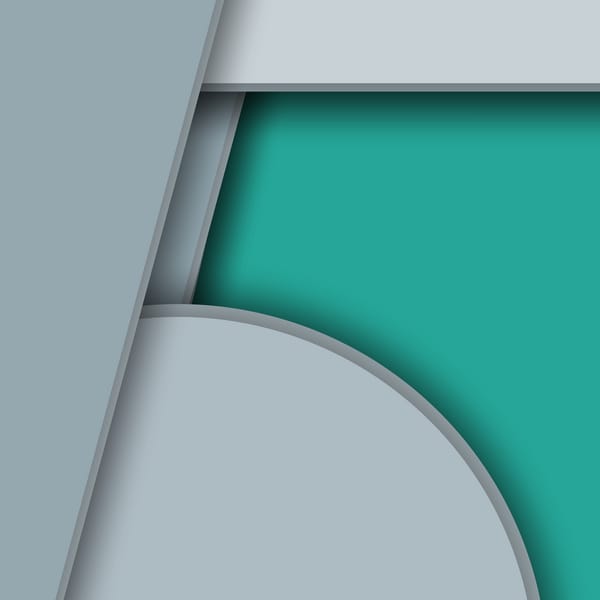 Обои Android, серый, берюзовый