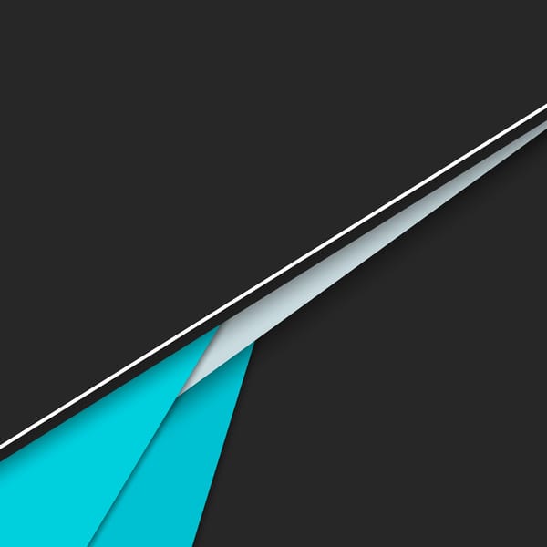 Обои Android, голубой, черный, линии, material, белый, фон полоски