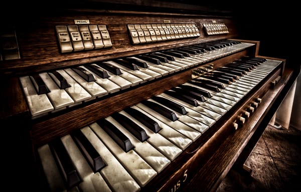Обои keyboard instrument, piano, music