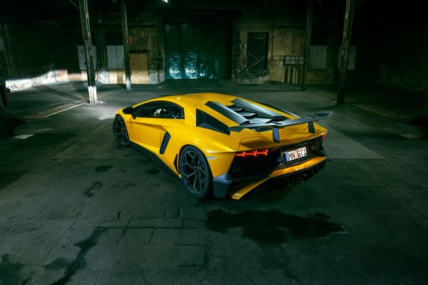 Обои Lamborghini, суперкар, Torado, ламборгини, автомобиль, Aventador, LP 750-4, SV, Superveloce, задок, Novitec, желтый