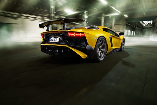 Обои Lamborghini, SV, скорость, ламборгини, красивый, спойлер, Novitec, суперкар, желтый, LP 750-4, вид сзади, авто, Aventador, задок, Torado
