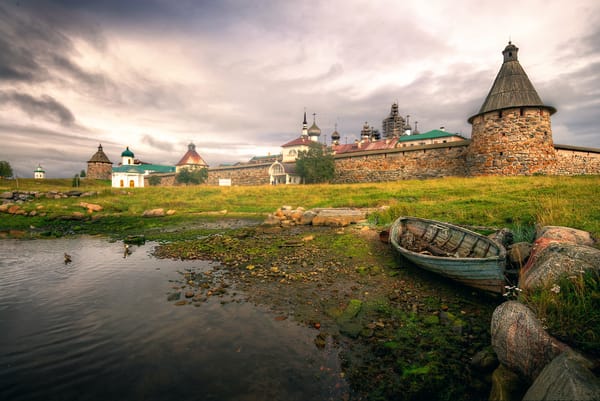 Обои Русский север, Соловки, крепость