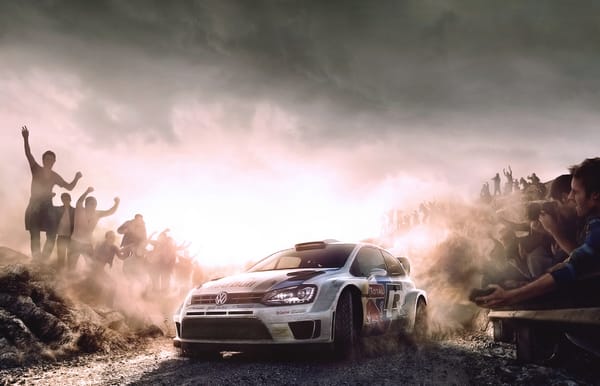 Обои Volkswagen, Polo, WRC, Фаны, Рисунок, Rally, Передок, Автомобиль, Скорость, Red Bull, Машина, Авто, Белый, Спорт, Люди, Ралли