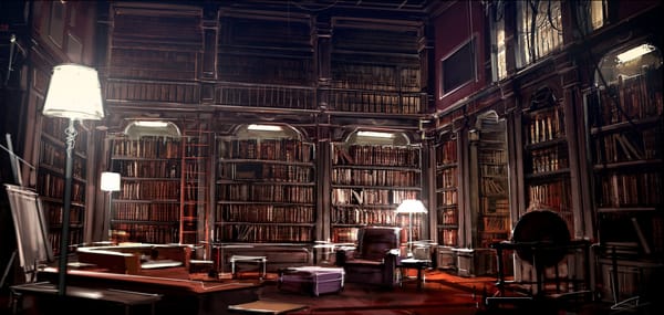 Обои интерьер, kafka library, библиотека, by gryphart