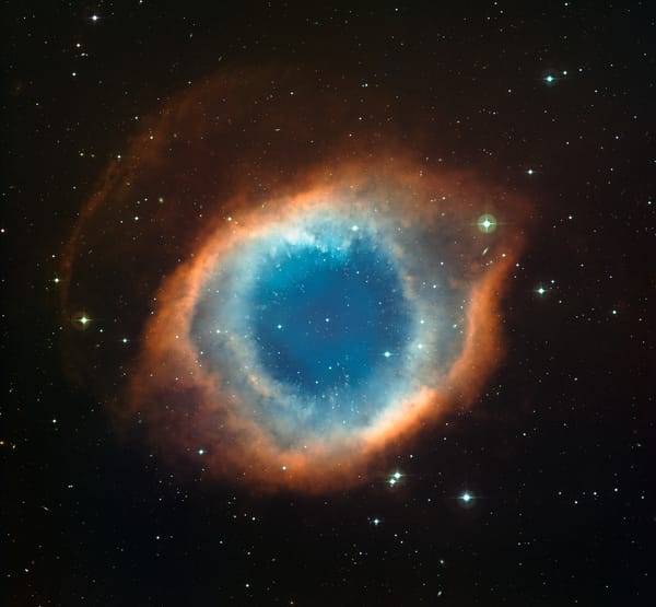 Обои улитка, спиральная, туманность, NGC 7293, Helix Nebula