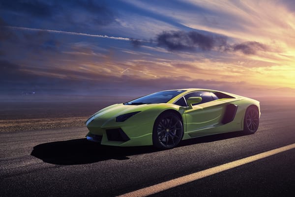 Обои авентадор, LP700-4, sun, ламборджини, Aventador, зелёная, Lamborghini, green, LB834