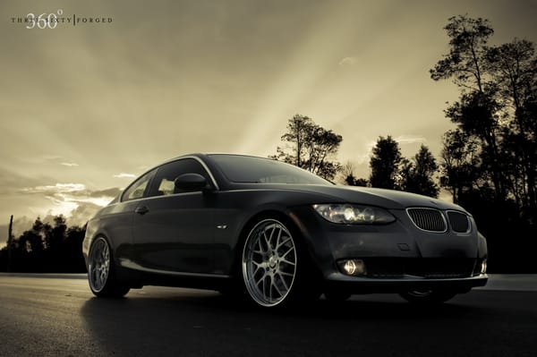 Обои BMW 335i, высокое разрешение, 360 forged, черный bmw купэ, бэха на рабочий стол