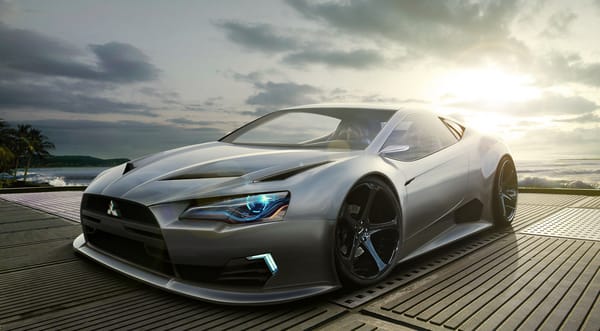 Обои mitsubishi, revolution, батл, по фотошопу 2011