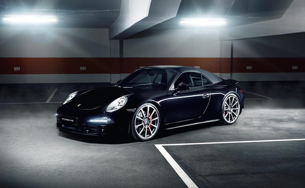 Обои Automotive, Black Car, Alpha, Porsche 991, Porsche, Carrera