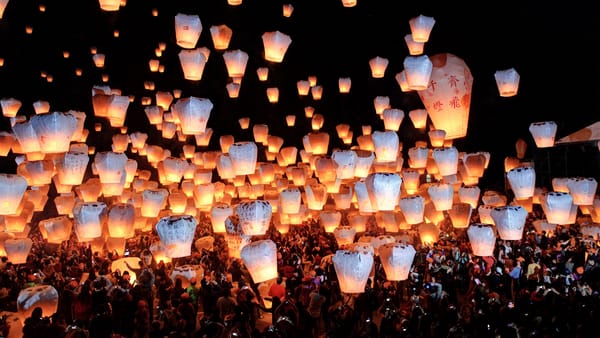 Обои Festival, Skylantern, Taiwan