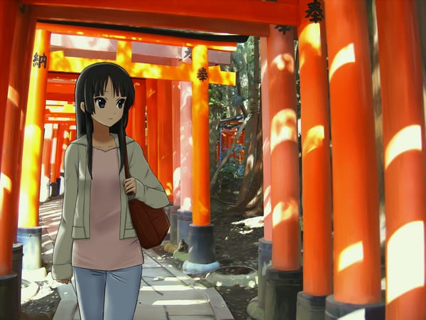 Обои акияма мио, akiyama mio, k-on