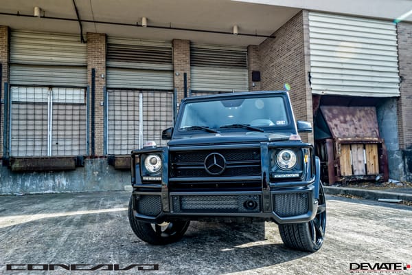 Обои Geländewagen, Mercedes Benz, фары, Concavo Wheels, G63, Gelandewagen