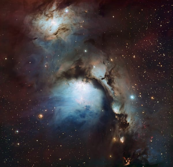 Обои туманность, NGC 2068, созвездие орион, M 78