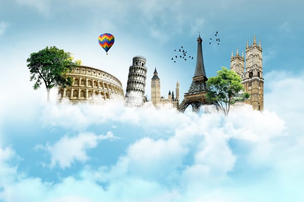 Обои travel, famous places, monuments, sky