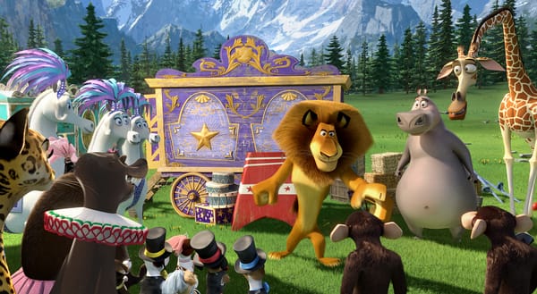 Обои MADAGASCAR 3, звери, цирк, мультик