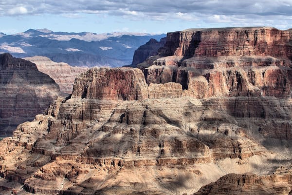 Обои пейзаж, горы, каньон, National Park, Аризона, Grand Canyon, небо